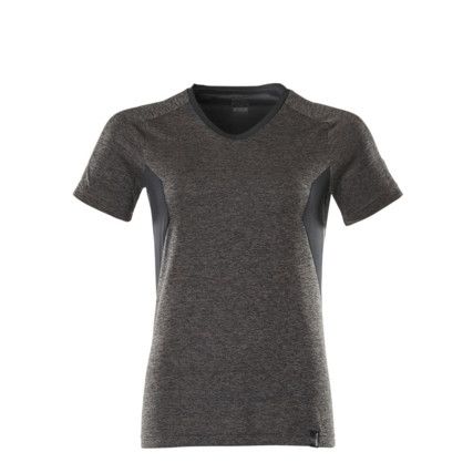 ACCELERATE T-SHIRT DARK ANTHRACITE-FLECKED/B LACK (L(1 PCS.))