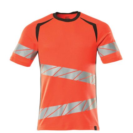 ACCELERATE SAFE T-SHIRT HI-VIS RED/DARKANTHRACITE (L(1 PCS.))