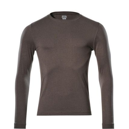 T-SHIRT, LONG-SLEEVED DARK ANTHRACITE (S)