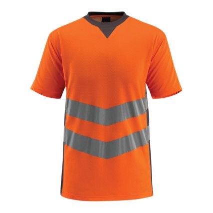 SANDWELL T-SHIRT HI-VISORANGE/DARK ANTHRACITE (M)