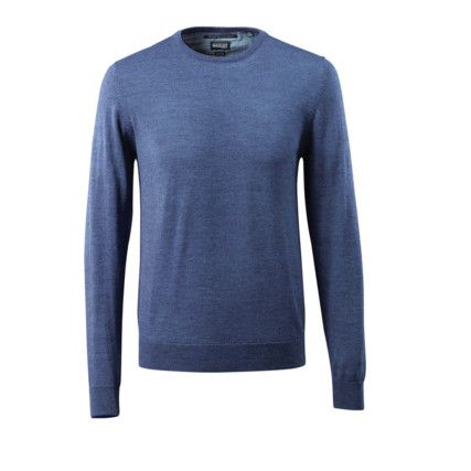 KNITTED JUMPER BLUE-FLECKED (S)