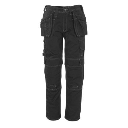 ATLANTA TROUSERS WITH HOLSTER POCKETS BLACK (L30W30.5)