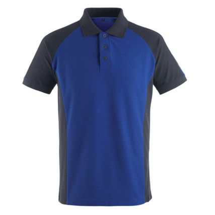 UNIQUE, Polo Shirt, Unisex, Royal Blue/Navy Blue, Cotton/Polyester, Short Sleeve, S