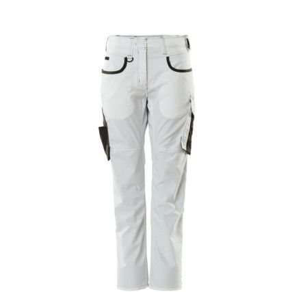 UNIQUE TROUSERS WHITE/DARK ANTHRACITE(L30W29)