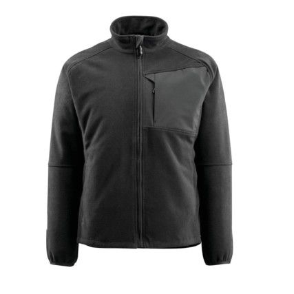 UNIQUE MARBURG FLEECE JACKET BLACK (XS)