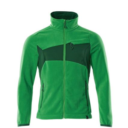 ACCELERATE FLEECE JACKET GRASS GREEN/GREEN(XS)