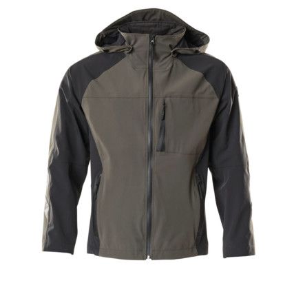 UNIQUE OUTER SHELL JACKET DARKANTHRACITE/BLACK (S)