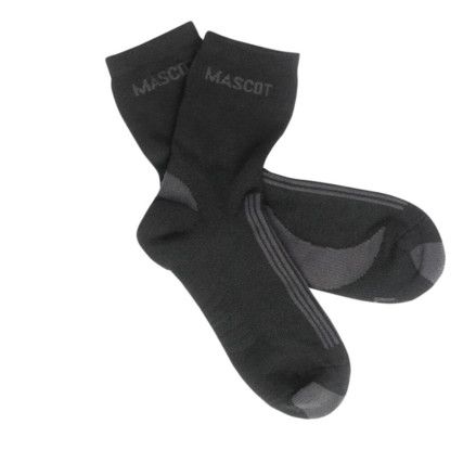 ASMARA SOCKS BLACK/DARK ANTHRACITE (10/13)