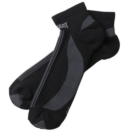 MASERU SOCKS BLACK/DARK ANTHRACITE (10/13)