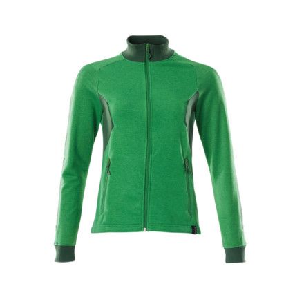 ACCELERATE SWEATSHIRT WITH ZIPPER GRASS GREEN/GREEN (2XL(1 PCS.))