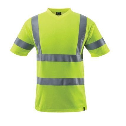 T-SHIRT HI-VIS YELLOW (S)