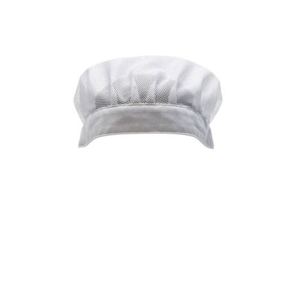 CAP WITH HAIRNET WHITE (ONE)