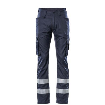 MARSEILLE TROUSERS WITH THIGH POCKETS DARK NAVY (L30W30.5)