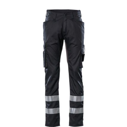 MARSEILLE TROUSERS WITH THIGH POCKETS BLACK (L30W30.5)