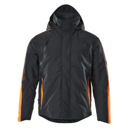 TOLOSA WINTER JACKET DARK NAVY/HI-VIS ORANGE (S)