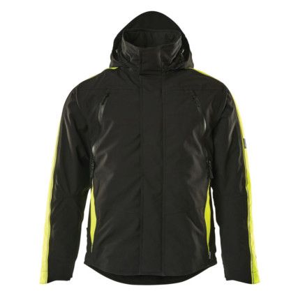 TOLOSA WINTER JACKET BLACK/HI-VIS YELLOW (S)