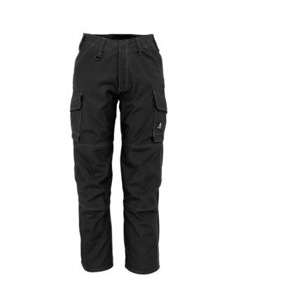 NEW HAVEN TROUSERS WITH THIGH POCKETS BLACK (L30W30.5)