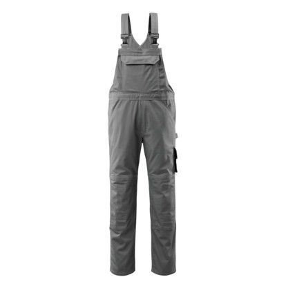 LOWELL BIB & BRACE WITH KNEEPAD POCKETS DARK ANTHRACITE (L30W34.5)