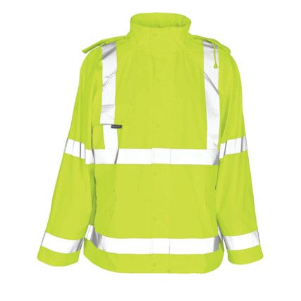 FELDBACH RAIN JACKET HI-VIS YELLOW (XS)