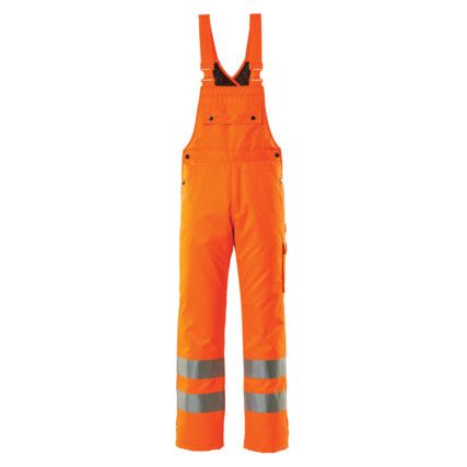 LECH WINTER BIB & BRACE HI-VIS ORANGE (S)