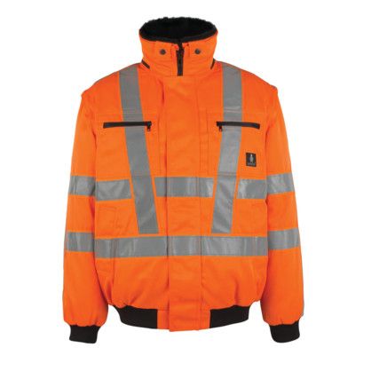 INNSBRUCK PILOT JACKET HI-VIS ORANGE (XS)