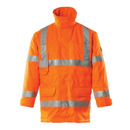 VANCOUVER PARKA JACKET HI-VIS ORANGE (XS)