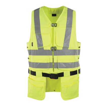 YORKTON TOOL VEST HI-VIS YELLOW (S)