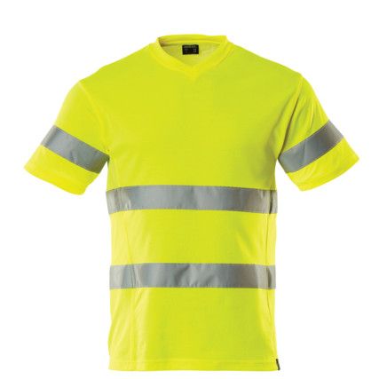 T-SHIRT HI-VIS YELLOW (S)