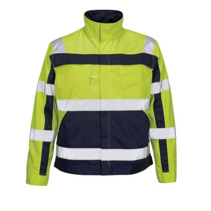 CAMETA JACKET HI-VIS YELLOW/NAVY(S)