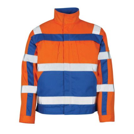 CAMETA JACKET HI-VIS ORANGE/ROYAL(S)