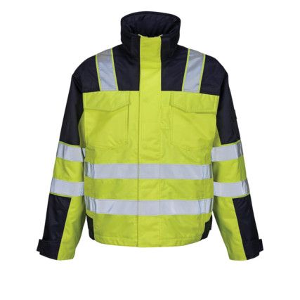 GENOVA WINTER JACKET HI-VISYELLOW/NAVY (M)