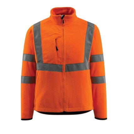 MILDURA FLEECE JACKET HI-VIS ORANGE (S)