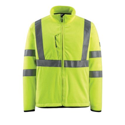 MILDURA FLEECE JACKET HI-VIS YELLOW (S)