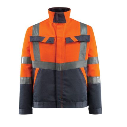 FORSTER JACKET HI-VIS ORANGE/DARK NAVY (S)