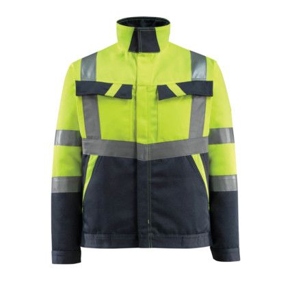 FORSTER JACKET HI-VIS YELLOW/DARK NAVY (S)