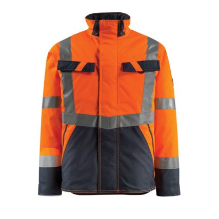 PENRITH WINTER JACKET HI-VISORANGE/DARK NAVY (M)