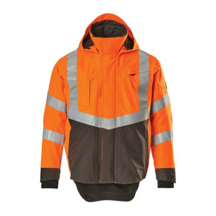 HARLOW OUTER SHELL JACKET HI-VISORANGE/DARK ANTHRACITE (S)