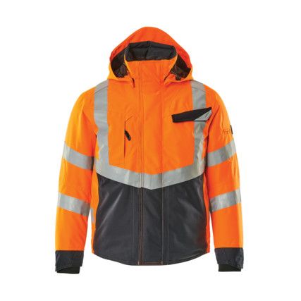 HASTINGS WINTER JACKET HI-VISORANGE/DARK NAVY (S)