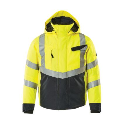 HASTINGS WINTER JACKET HI-VISYELLOW/DARK NAVY (S)