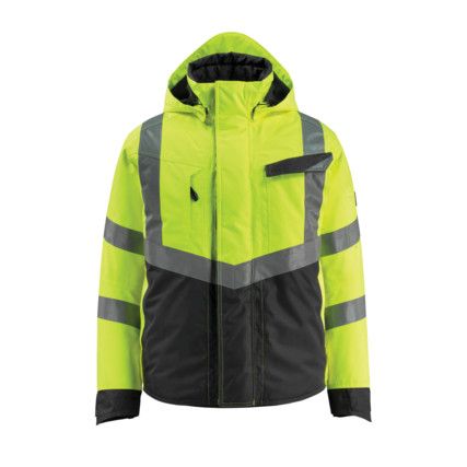 HASTINGS WINTER JACKET HI-VISYELLOW/BLACK (S)