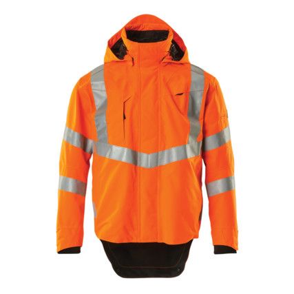 HARLOW OUTER SHELL JACKET HI-VIS ORANGE (S)