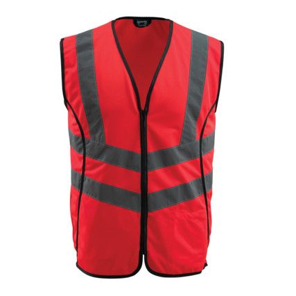 WINGATE TRAFFIC VEST HI-VIS RED (S)