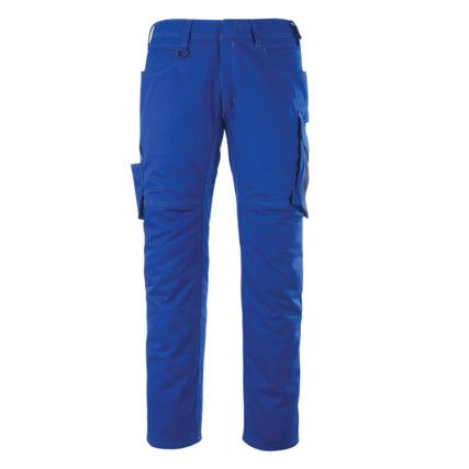 UNIQUE DORTMUND TROUSERS WITH THIGH POCKETS ROYAL/DARK NAVY (L32W34.5)