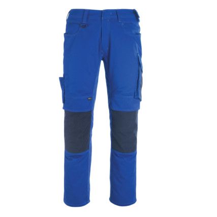 UNIQUE ERLANGEN TROUSERS WITH KNEEPAD POCKETS ROYAL/DARK NAVY (L30W30.5)