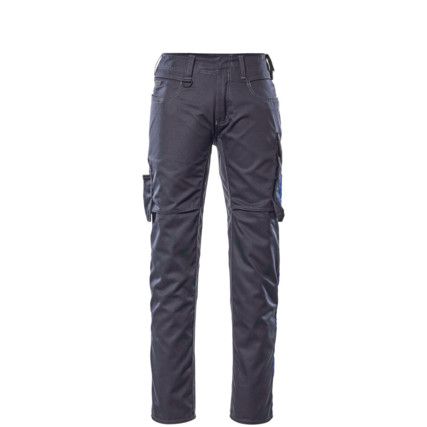 UNIQUE OLDENBURG TROUSERS WITH THIGH POCKETS DARK NAVY/ROYAL (L32W31.5)