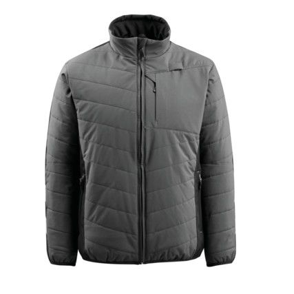 UNIQUE ERDING THERMAL JACKET DARKANTHRACITE/BLACK (XS)