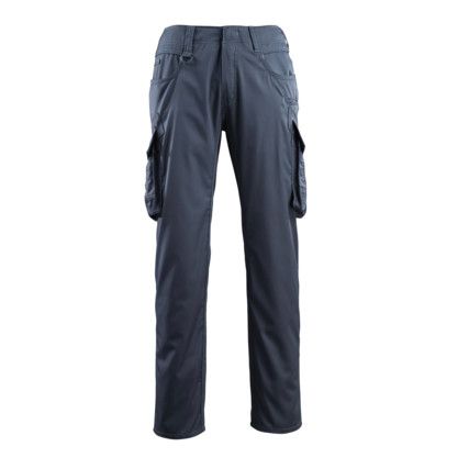 UNIQUE INGOLSTADT TROUSERS WITH THIGHPOCKETS DARK NAVY (L32W27)