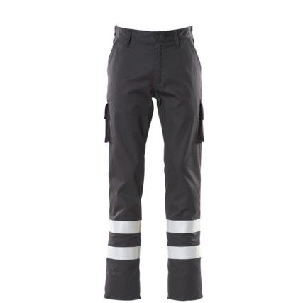 TROUSERS WITH THIGH POCKETS BLACK (L30W30.5)