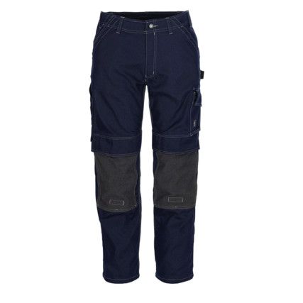 LERIDA TROUSERS WITH KNEEPAD POCKETS NAVY (L30W32.5)