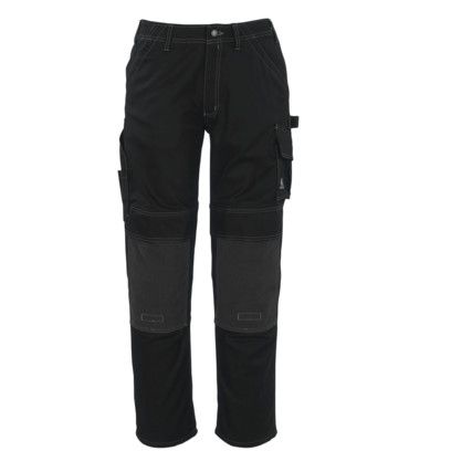 LERIDA TROUSERS WITH KNEEPAD POCKETS BLACK (L32W28.5)